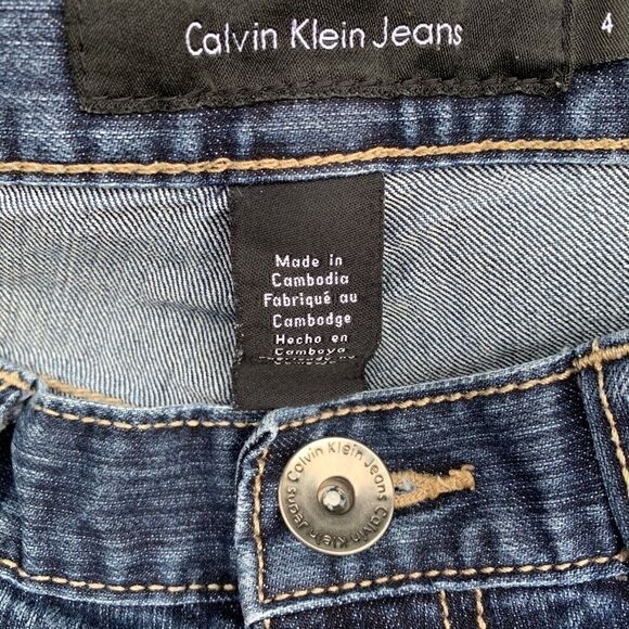 CALVIN KLEIN flare Jeans size 4 - Picture 4 of 7